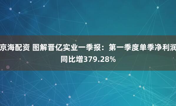 京海配资 图解晋亿实业一季报：第一季度单季净利润同比增379.28%